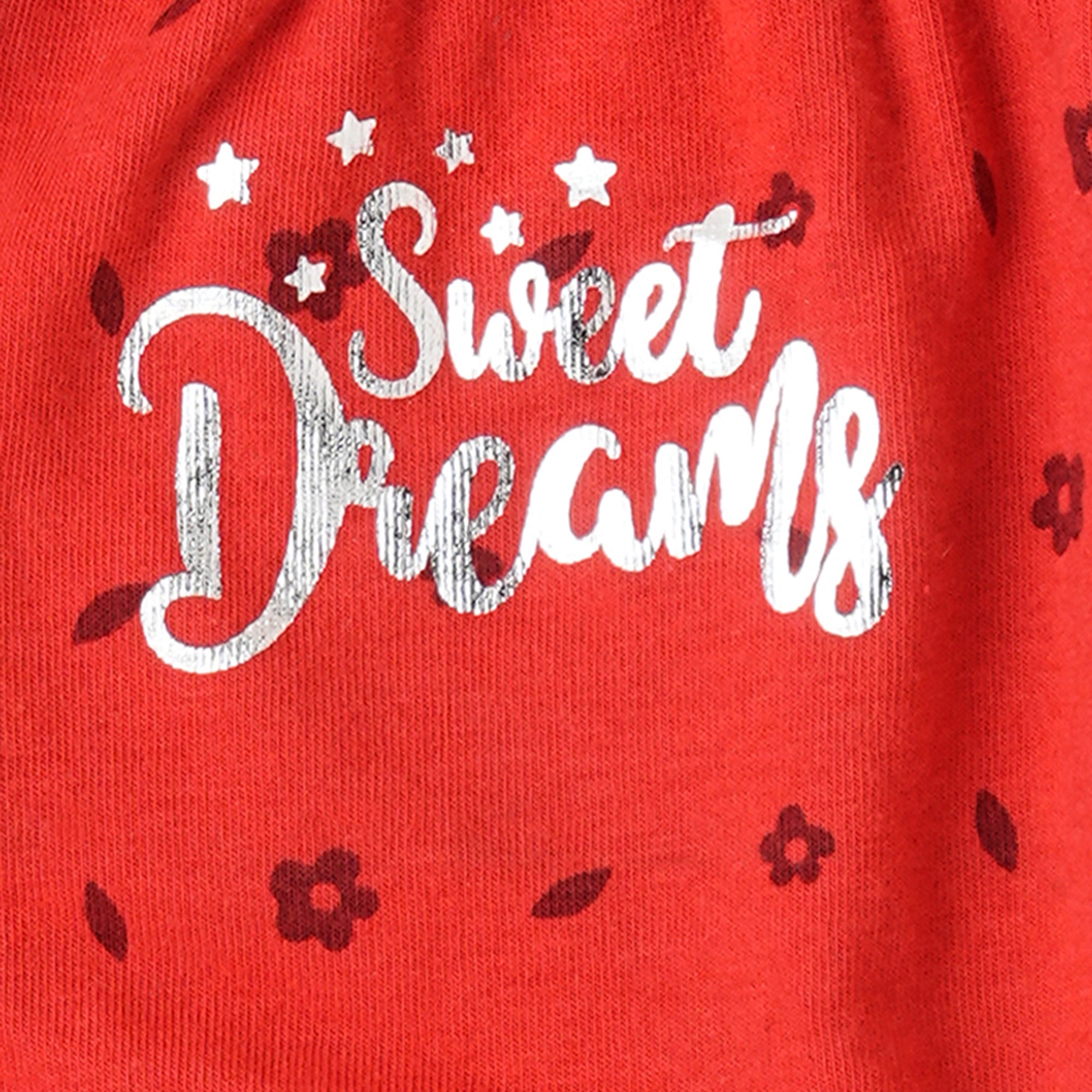 Red Rose Girls' Cotton Printed Briefs – Pack of 3 (Be Happy Edition) | BABY-156