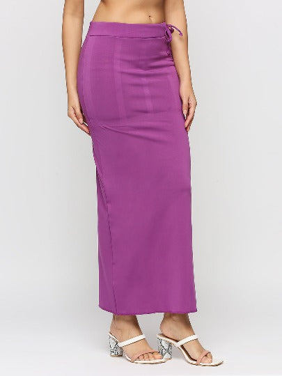 Red Rose Solid Color Skirt/Saree Shapewear