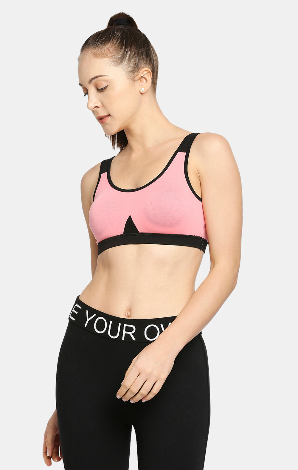 RIO RACER BACK COTTON WIREFREE BRA