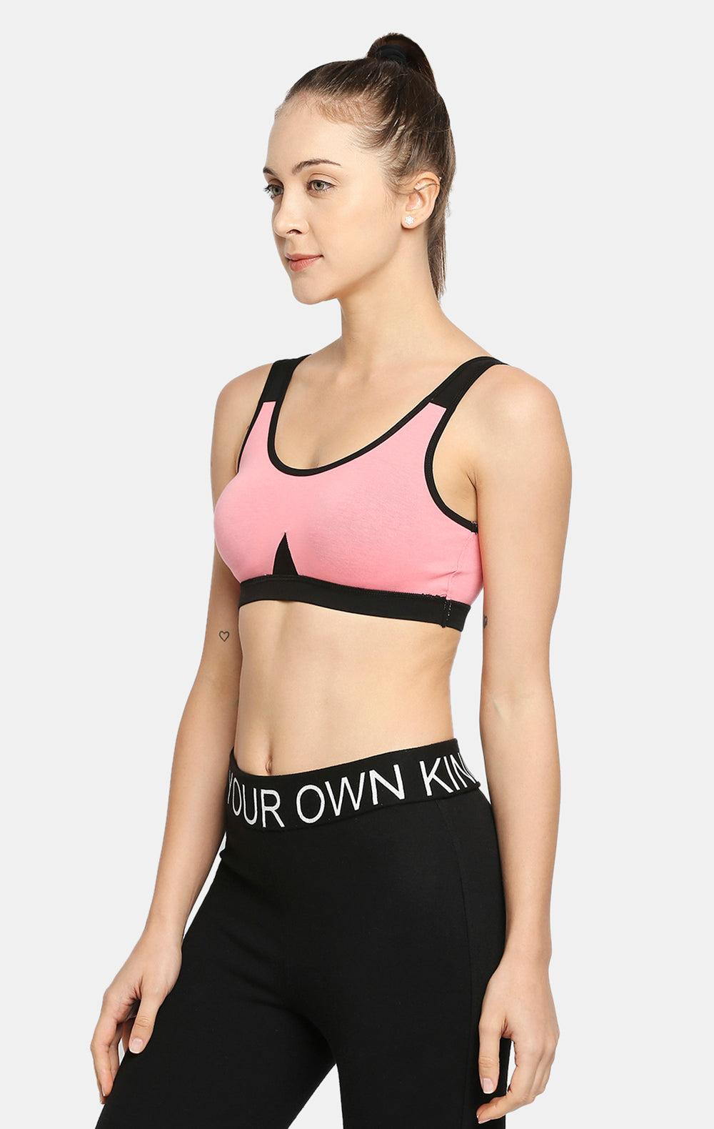 RIO RACER BACK COTTON WIREFREE BRA