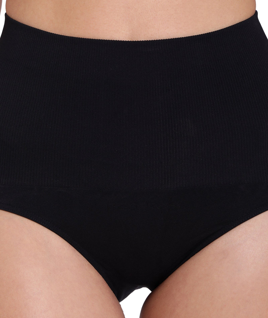 Rib Slim Trim Body Shaper Hipster Panties