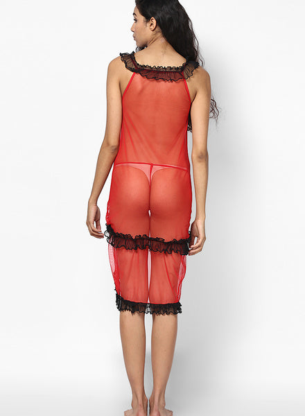 Red Rose Sexy Bedroom nightwear
