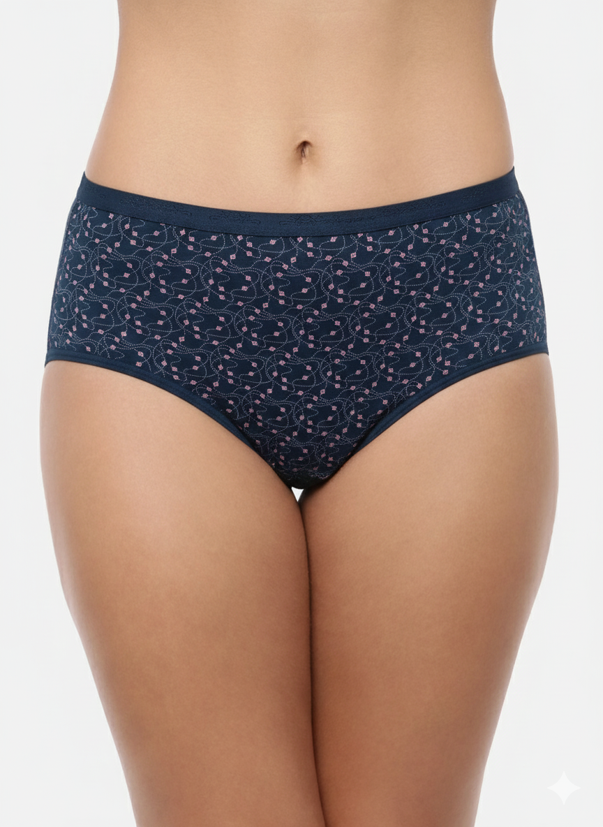 SCOTTIE – Full Coverage Hipster Panties  – Pack of 3 (Multicolor)