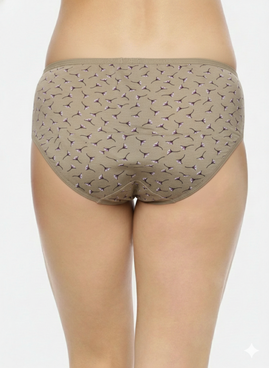 Midrise Cotton Hipster Panties– Pack of 3