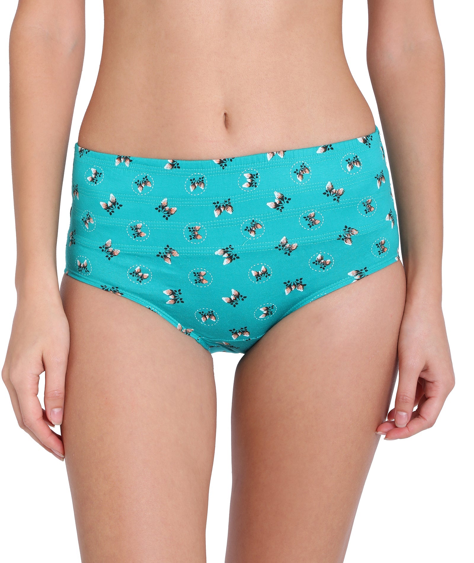 Slimmer Printed Tummy Hipster Panty (Single Pack)