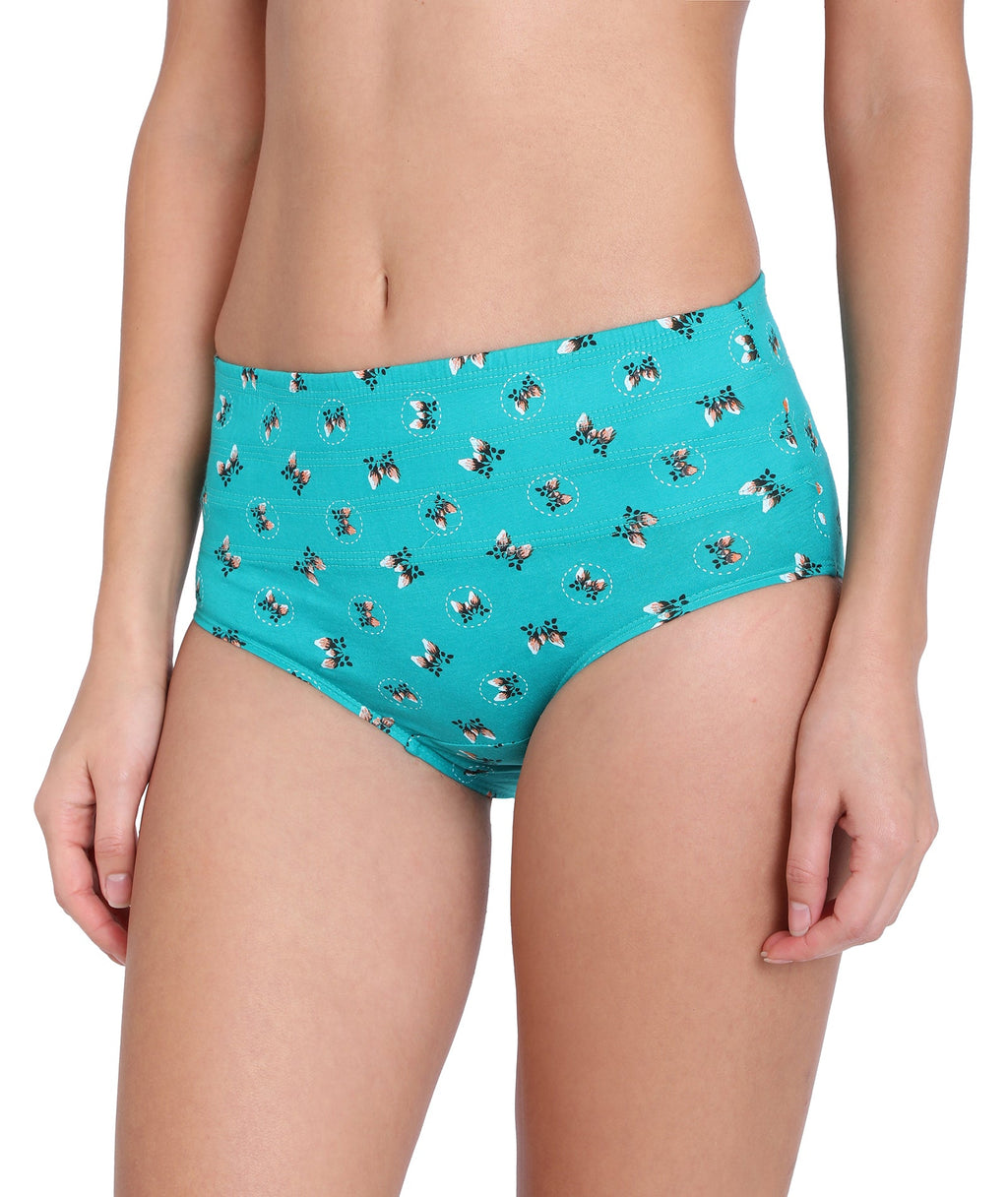 Slimmer Printed Tummy Hipster Panty (Single Pack)