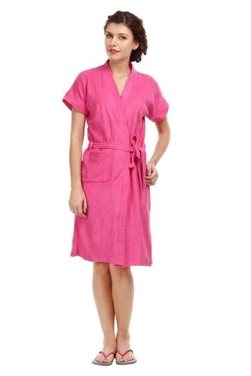 RedRose Plain Bathrobe
