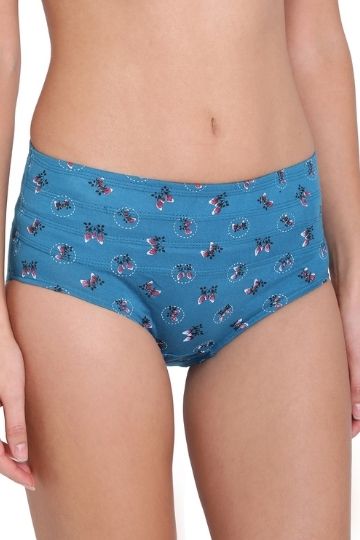 SLIMMER Printed Tummy Hipster Panty (Single Pack)