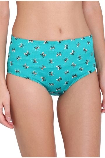 SLIMMER Printed Tummy Hipster Panty (Single Pack)