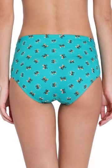 SLIMMER Printed Tummy Hipster Panty (Single Pack)