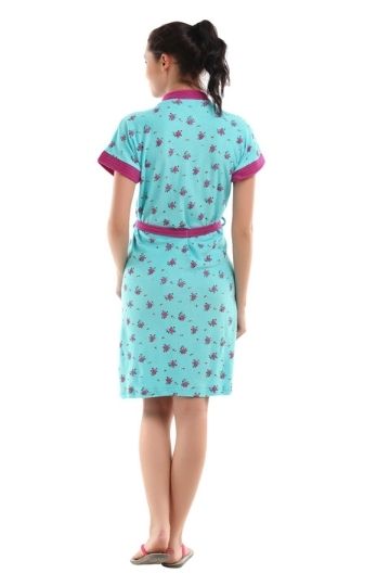 RedRose Printed Bathrobe