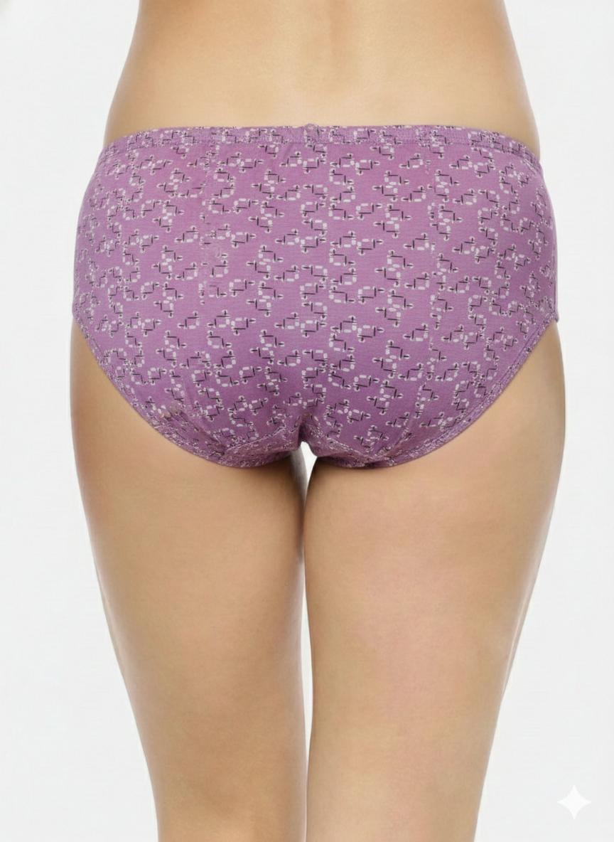 Midrise Cotton Hipster Panties– Pack of 3
