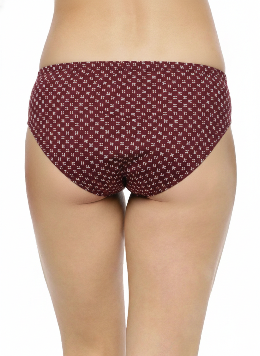 Midrise Cotton Hipster Panties– Pack of 3