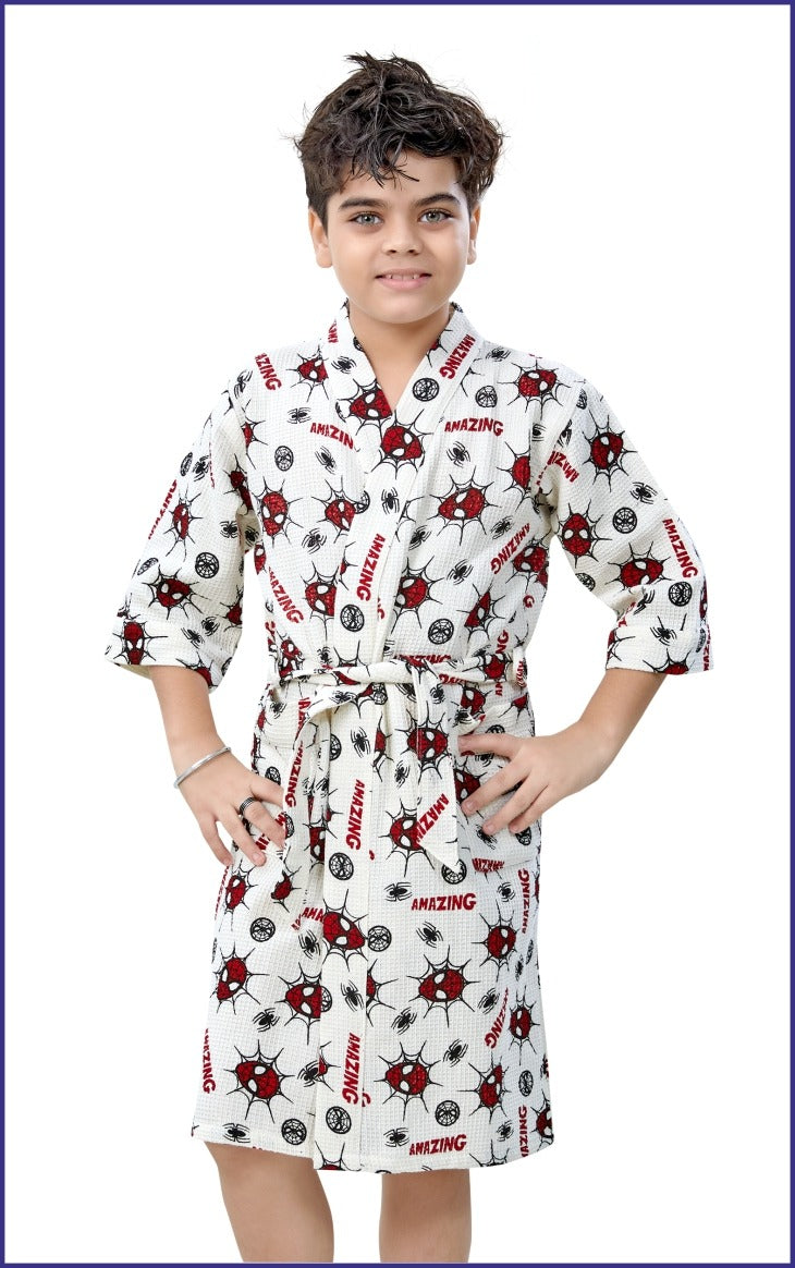 Red Rose Kids Bath robe -11