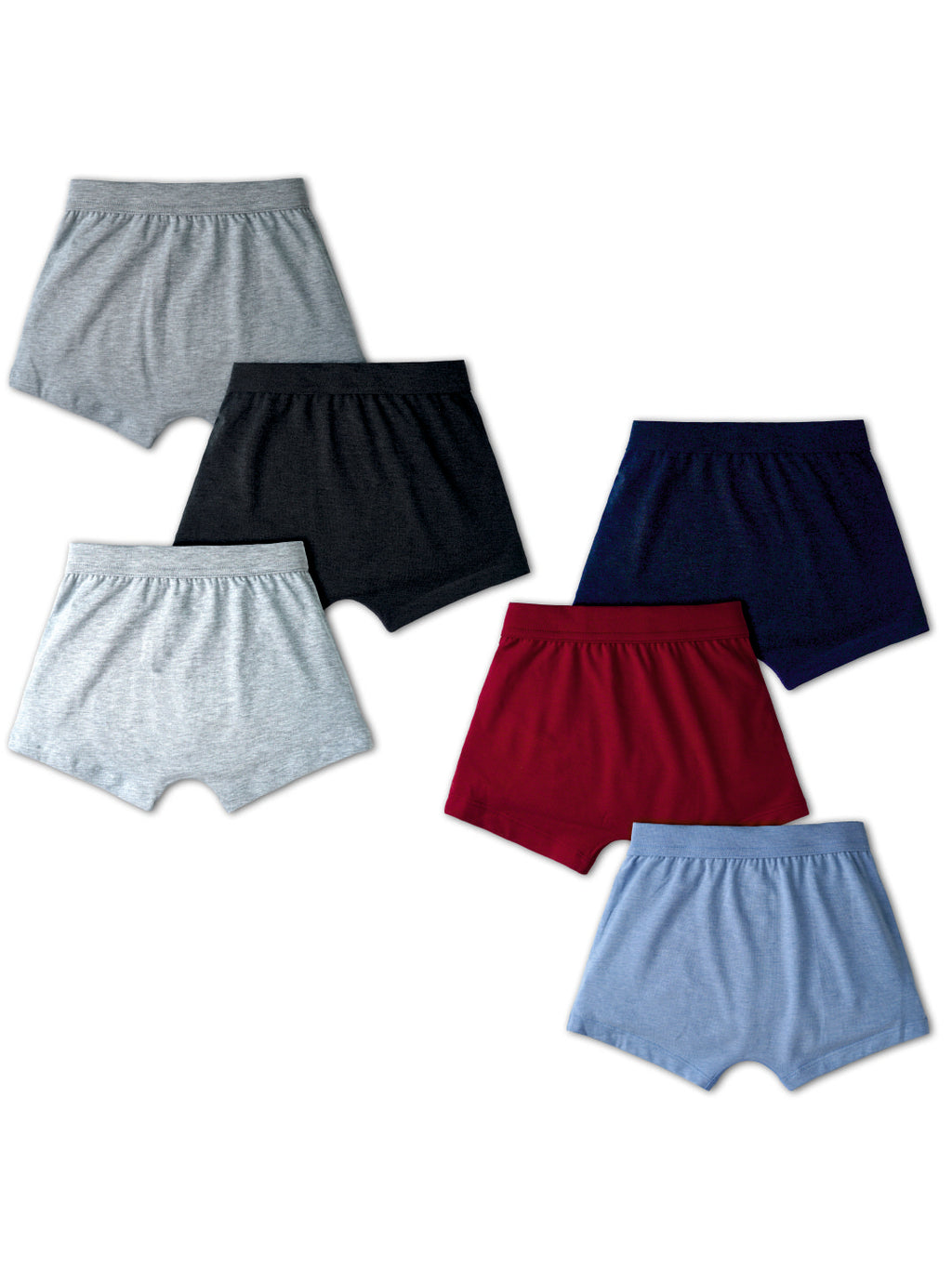 JR 549 Red Rose Boys Cotton Boxer Briefs | Soft & Breathable Innerwear | Printed Design | Pack of 6