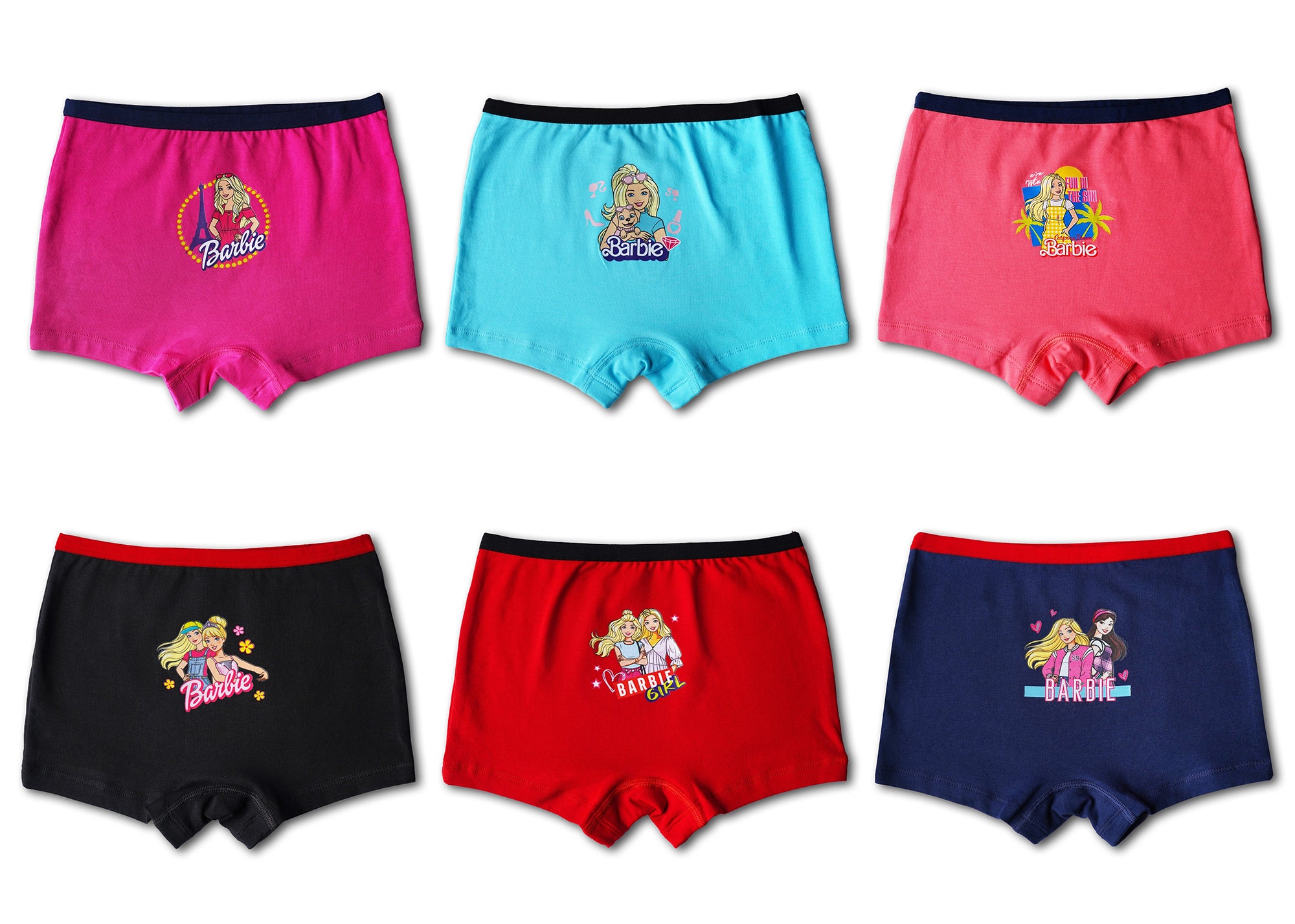 BABY 180| Red Rose Soft & Stylish Baby Panties – 100% Cotton Comfort for Your Little One PACK OF 6