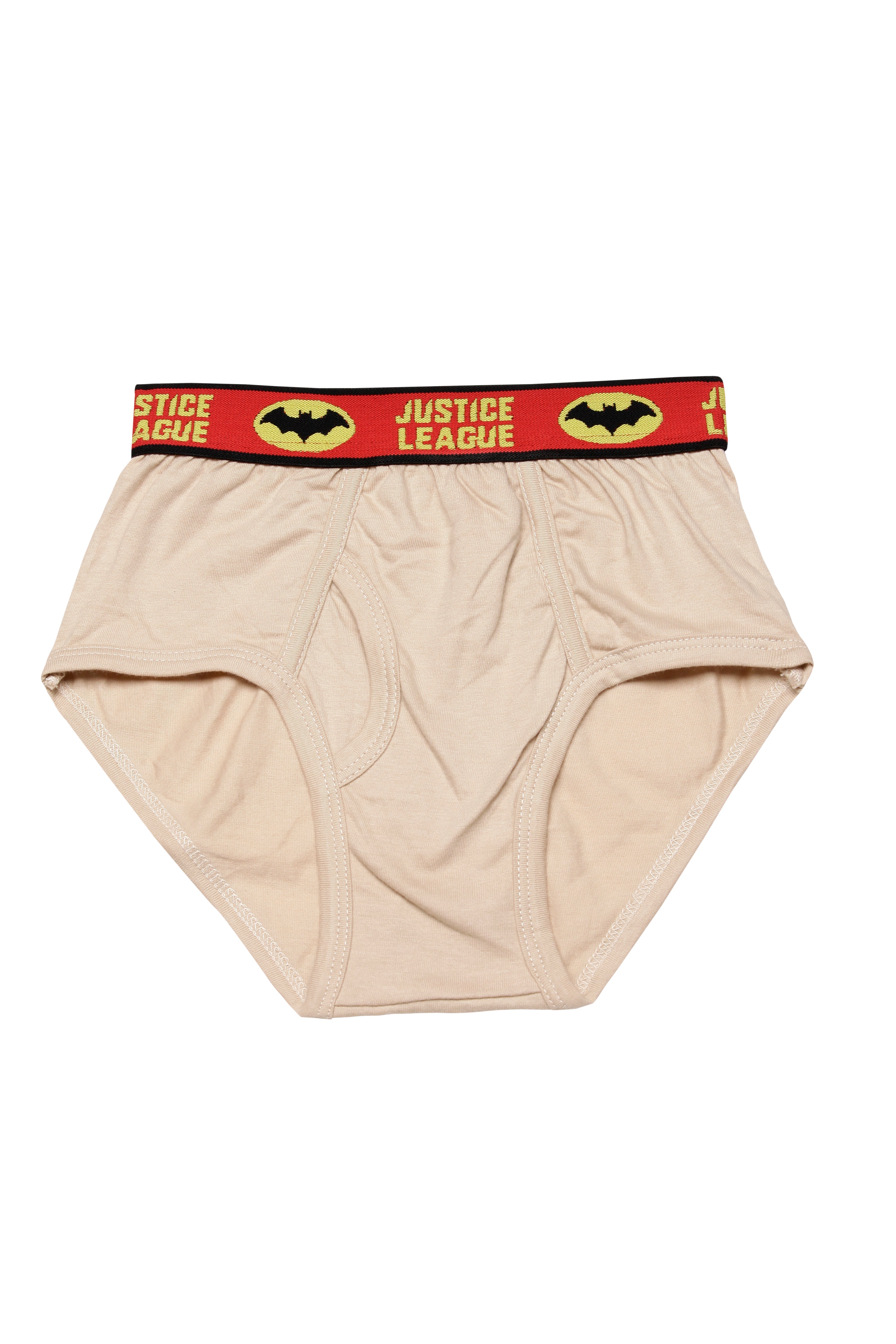 Redrose Justice League Boys’ Briefs – Pack of 6 | Batman & Superman Waistband Prints | JR-50