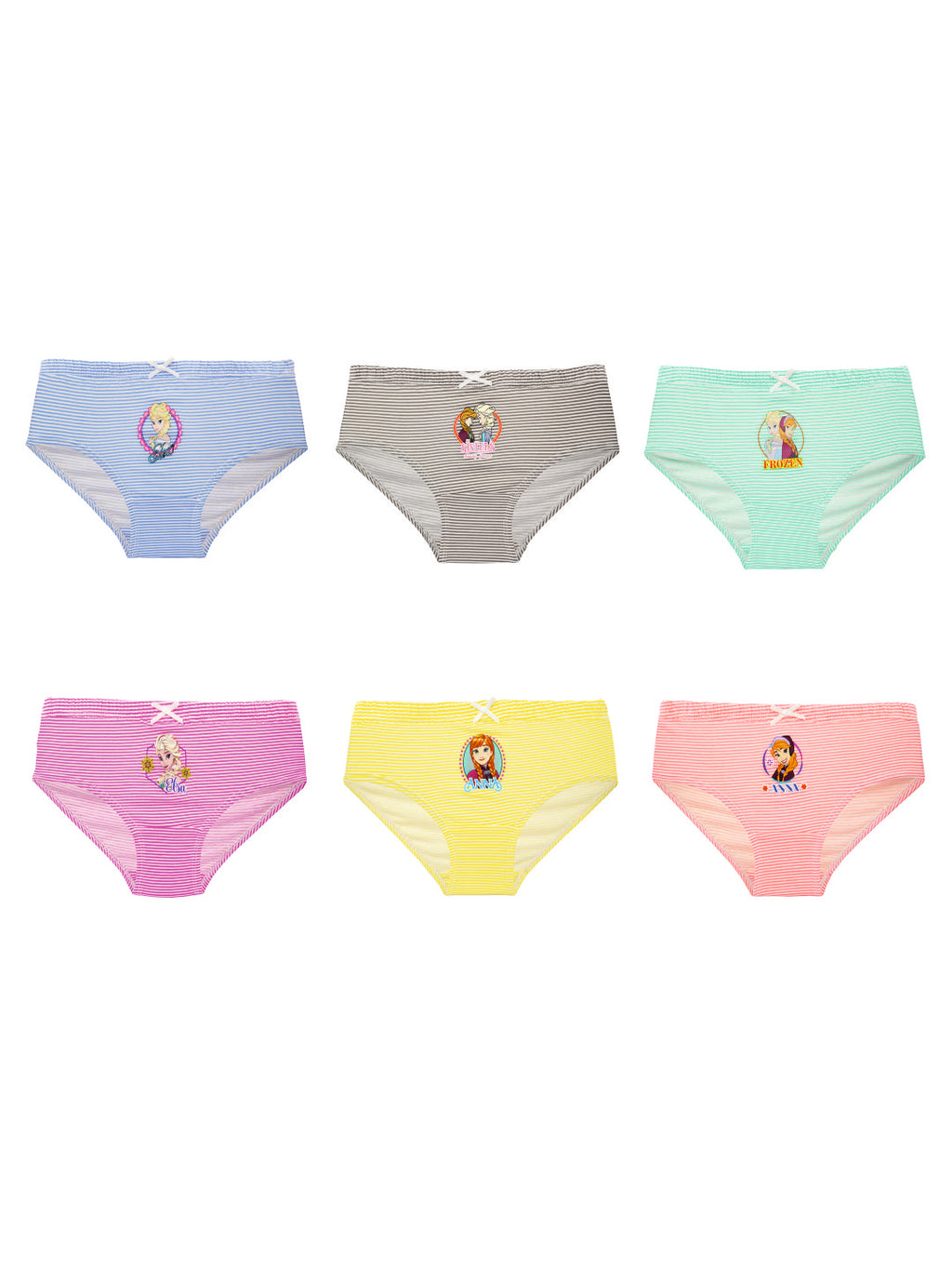 BABY 179| RedRose Disney Frozen Girls' Cotton Briefs PACK OF 6