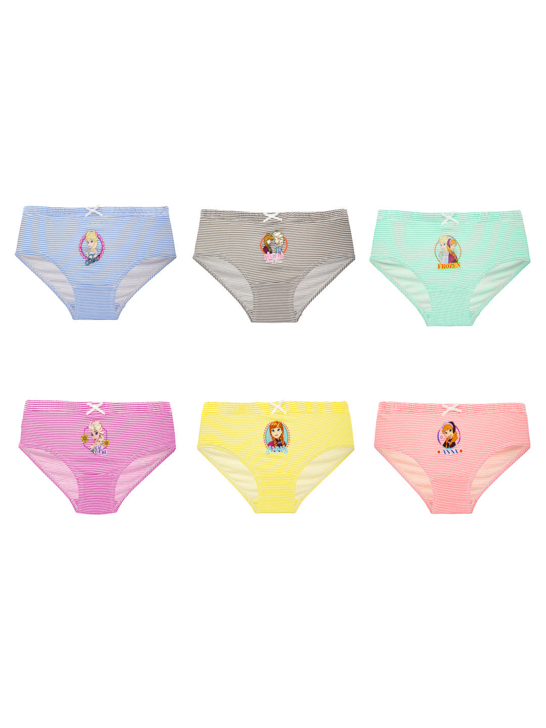 BABY 179| RedRose Disney Frozen Girls' Cotton Briefs PACK OF 6