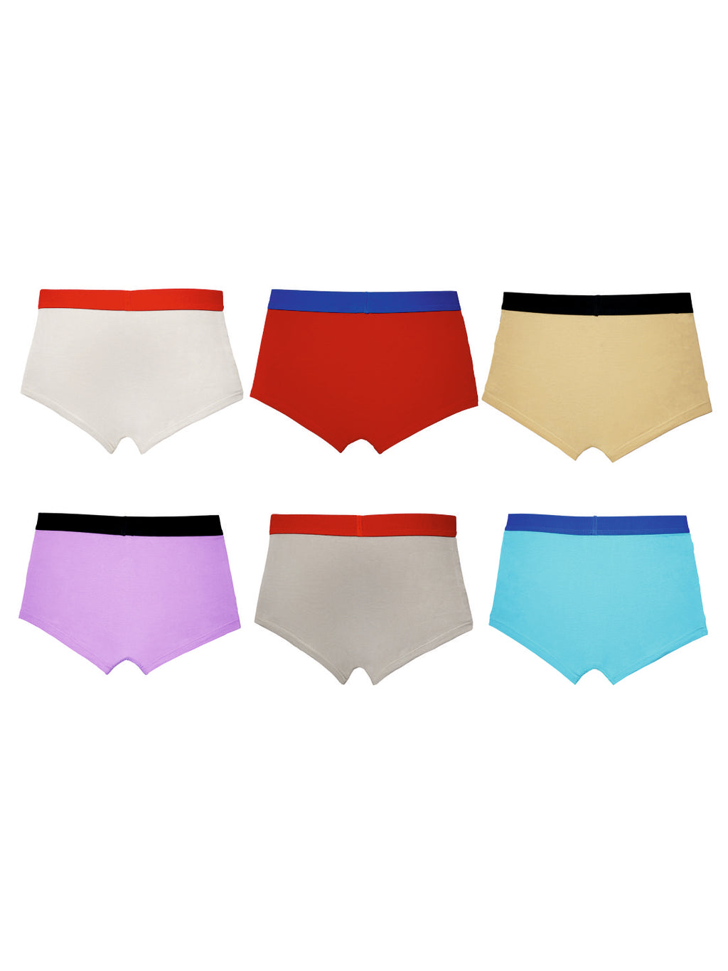 Marvel Spider-Man Boys' Cotton Boxer Briefs - Pack of 6 (Multicolor) | JR-527