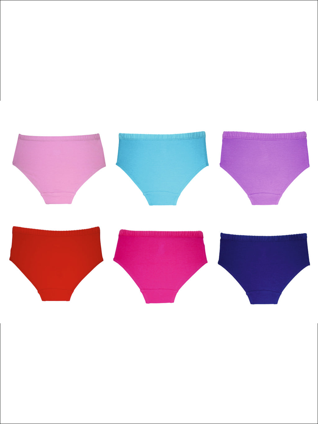 BABY 178| Red Rose Disney Frozen Girls' Cotton Briefs PACK OF 6