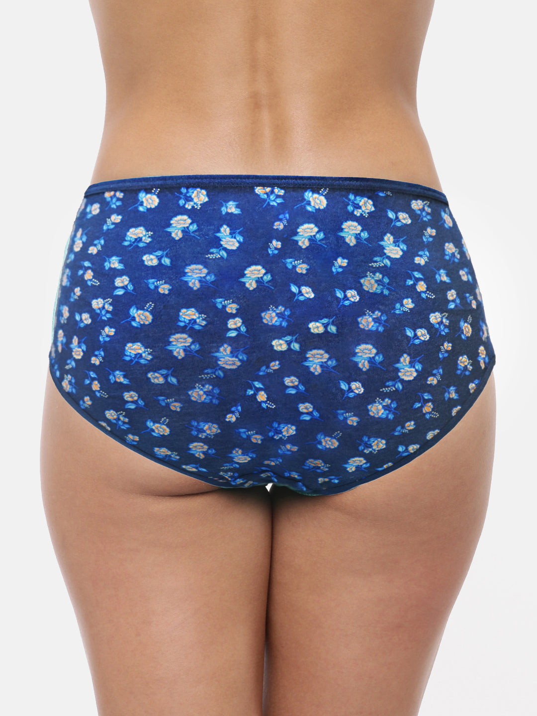 Red Rose INTIMA Cotton Medium Rise, Full Coverage Hipster Panties - Multicolor Pack of 3