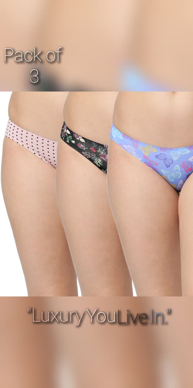 Bonded 01 Seamless Bikini Panties – Pack of 3