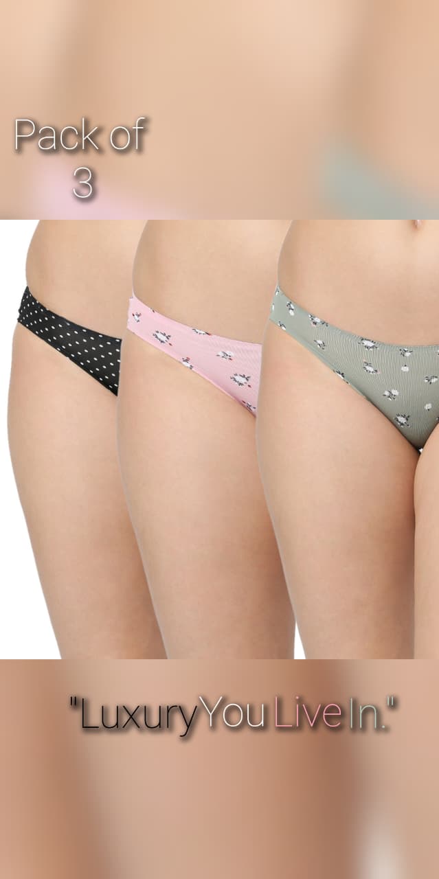 Bonded 04 Seamless Bikini Panties – Pack of 3