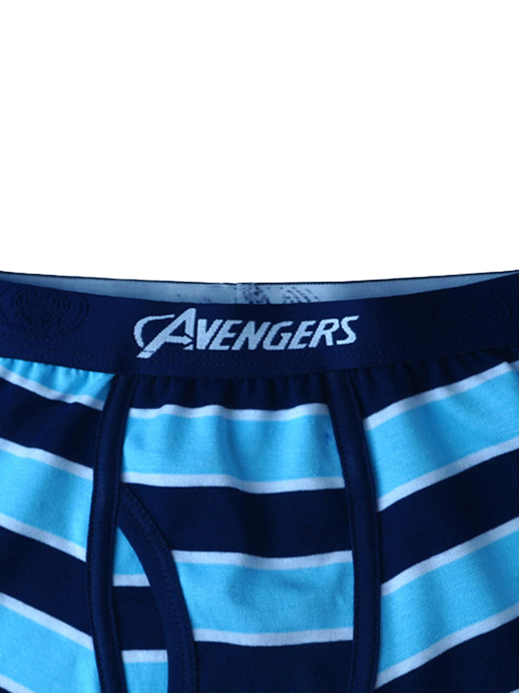 JR 548 Red Rose Boys Avengers Boxer Briefs Cotton Innerwear with Outer Elastic Waistband | Soft & Breathable | Multicolor Striped Design | Pack of 6