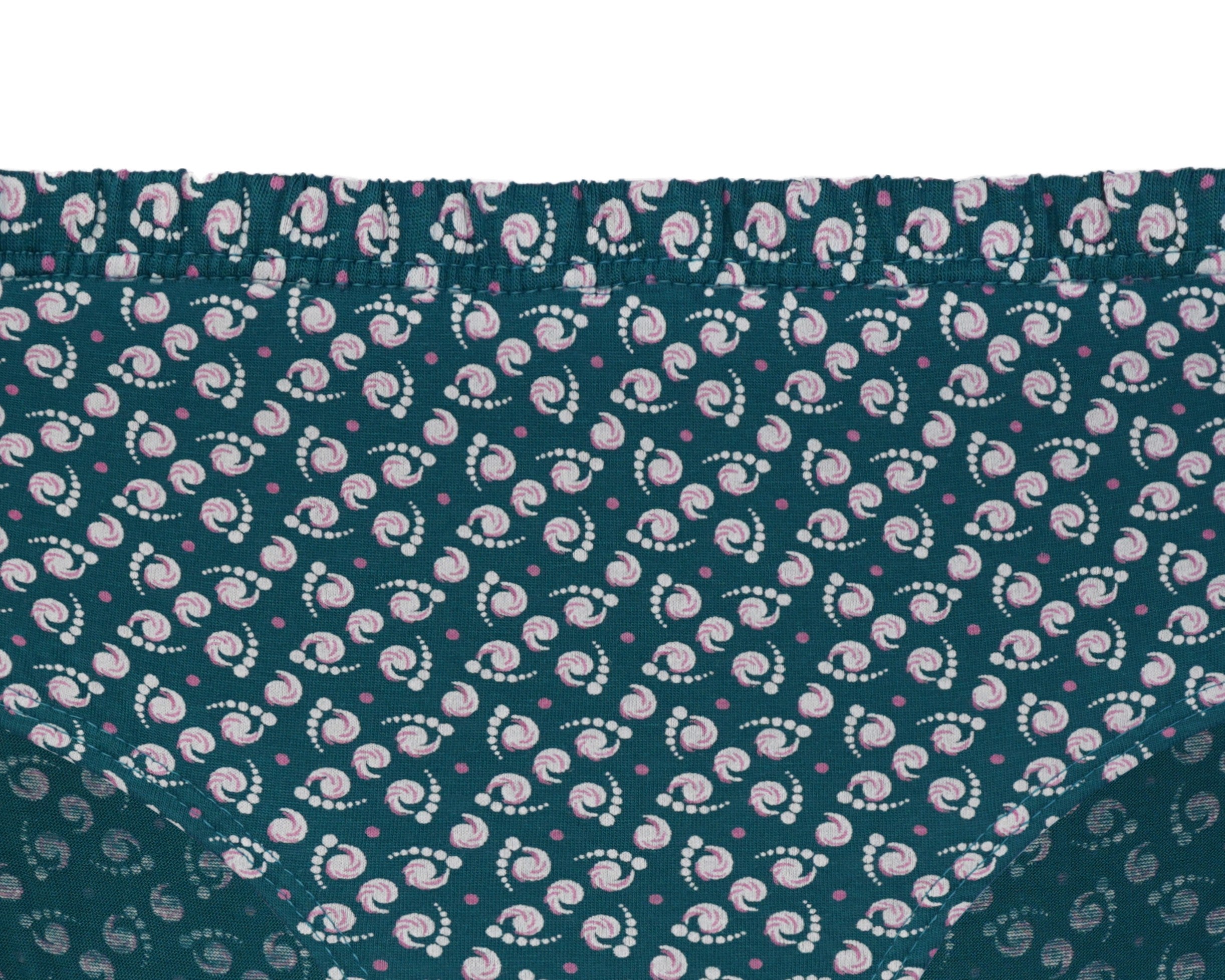 HIYA Red Rose Women’s Mid-Rise Cotton Hipster Full Coverage Panties – Pack of 3