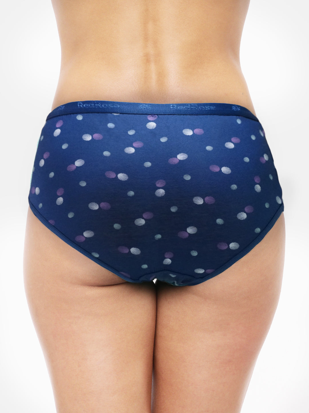 Red Rose Hannah Cotton High Rise Full Coverage Hipster Panty - Pack of 3