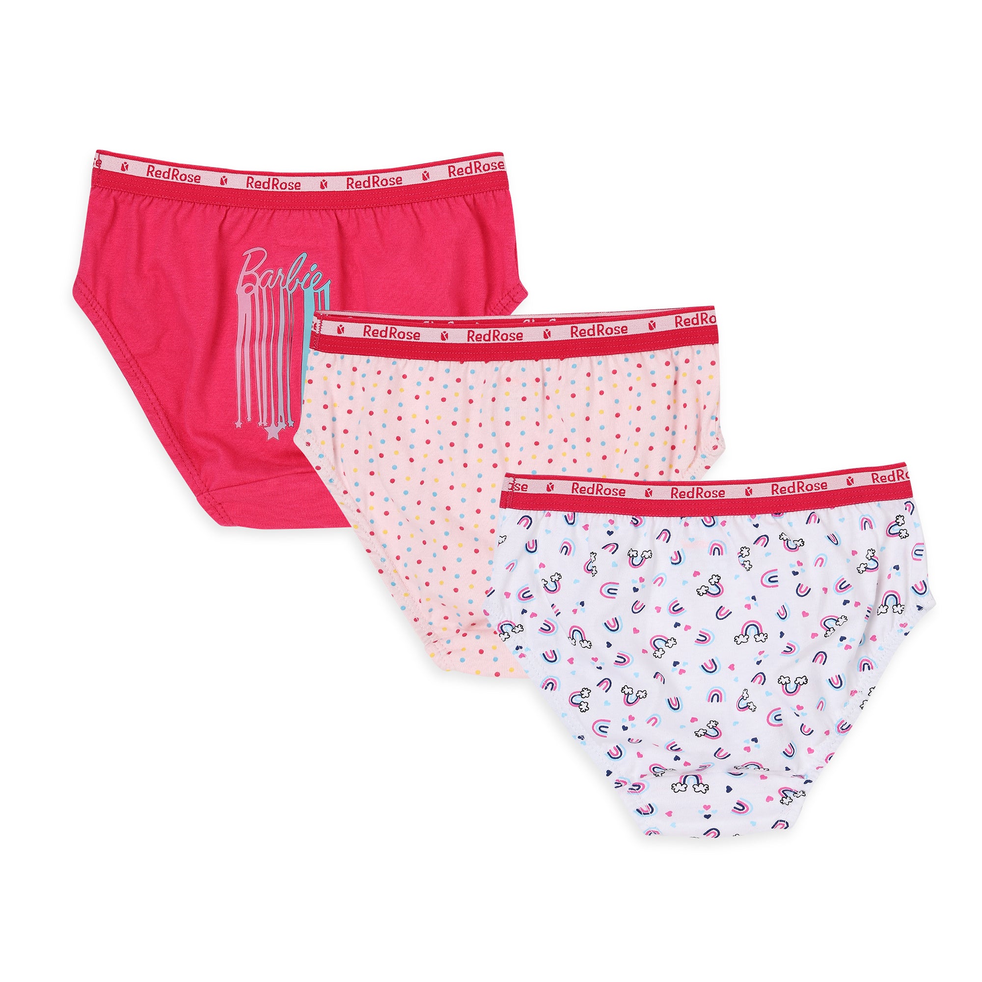 Buy Red Rose Panty 129-60 Barbie 3 Pcs Online at Low Prices in India at