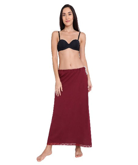 Buy Saree Shapewear Petticoat with Side Slit in Skin Online India, Best  Prices, COD - Clovia - SW0023P24