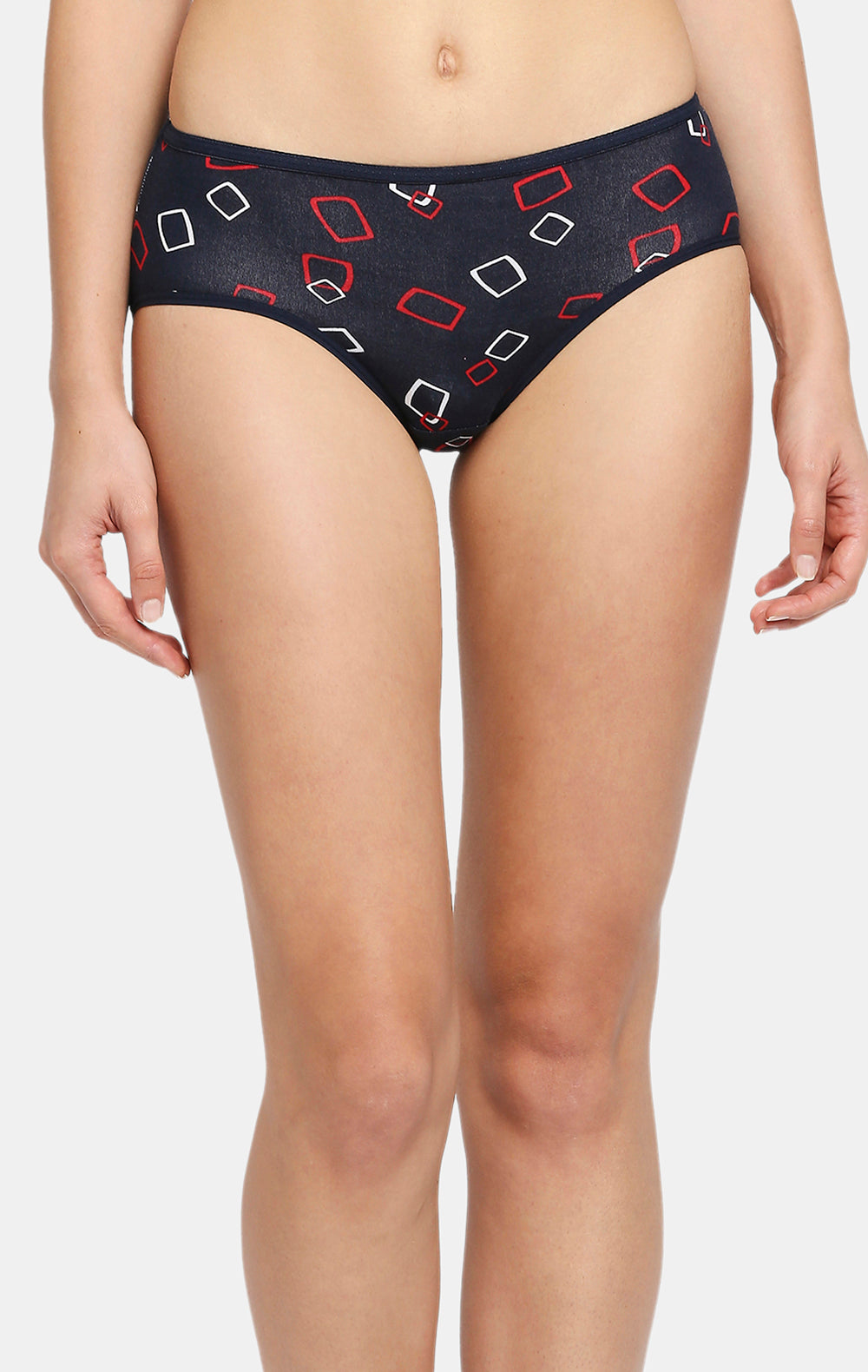 Red Rose Multicolor Pack of 3 Hipster Panties
